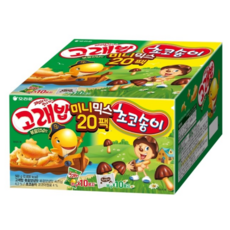 오리온 고래송이 미니믹스 과자세트, 고래밥 볶음양념맛 10p + 초코송이 10p, 2세트