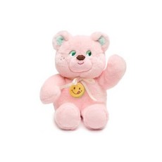 노티드 핑크 슈가베어 애착인형 (봉제인형 곰돌이인형 집들이 출산 선물), 1개, 기본