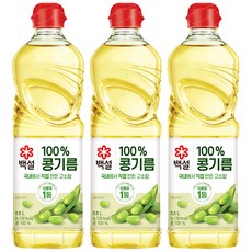 [CJ]백설 콩기름 0.5L X 3개, 단품, 500ml