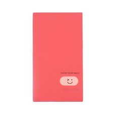 캐롤앤코 다용도 색상 명함 케이스, 레드, 1개