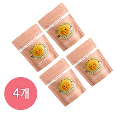 [무료배송]자일리톨 스톤 지퍼백 복숭아, 70g, 4개 - 당일제조껌