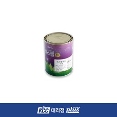 KCC 센스멜 골드 1L(소포장) 에나멜페인트 목재 및 철재 외부용 내부용, 백색(유광), 1L, 1개