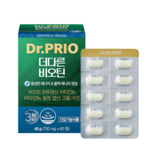 닥터프리오 더다른 비오틴 750mg x 60정 2개월분, 60개