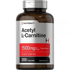 호바흐 아세틸 L카르니틴 1500mg 200캡슐, 알약/캡슐, 1개, 200정