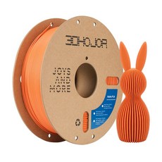 3DHOJOR PLA 3D 프린터 필라멘트 매트 프린팅 재료 업그레이드 멀티 컬러 1kg 1.75mm, [07] Tangerine