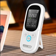 NOYAFA NF JMS12C 공기 질 모니터 5 in 1 CO2 HCHO TVOC 온도 및 습도 계량기 자동차 가정용 호텔 가스, 1개