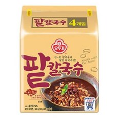 오뚜기 팥칼국수 (120GX4) 멀티팩 여행필수품 자취 대용량, 28팩