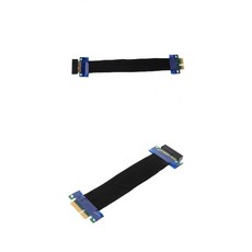 Zeyuan PCI-E 1X 연장 케이블 PCI-E 1X 어댑터 케이블 플렉시블 연장 케이블, 1개