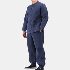 매듭우리옷 RM218 남자 포근포근 한겨울 담누빔 바지저고리 생활한복 개량한복