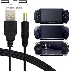 PSP 1000 2000 3000 본체 충전 USB 케이블, 1개