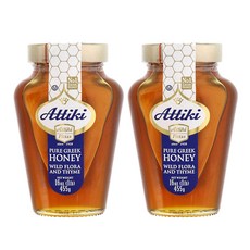 아티키 퓨어 그리스 꿀 허니 Attiki Pure Greek Honey 455g 2병, 1세트