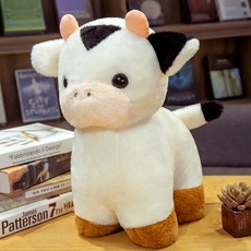 송아지 암소 젖소 동물 인형 애착 봉제 고백 인형, 젖소_40cm