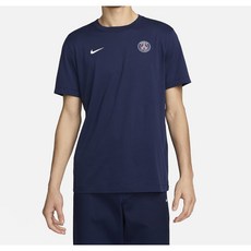 나이키 반팔티 리그앙 PSG 파리 생제르맹 Club Essential TEE 네이비-화이트 로고