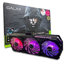 GALAX 지포스 RTX 4070 Ti SUPER EX GAMER BLACK OC V2 D6X 16GB 4070ti 상품 이미지