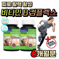 수용성 활성 비타민 B 군 컴플렉스 피로회복 개선 B1 B2 B6 B12 메틸코발라민 메티오닌 나이아신 비오틴 판토텐산 고3 수험생 엽산 운동 헬스 단백질 신경 체력 기력 보충 영양제 선물