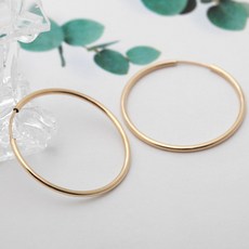 14k파이프링귀걸이