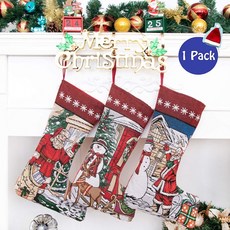 당신의 생각을 넘어 2019 New Christmas Stocking Boot Needlepoint Jacquard weaving Full Embroidery C