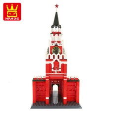 중국레고아키텍쳐 왕지 5219 모스크바 스파스카야탑 세계건축물