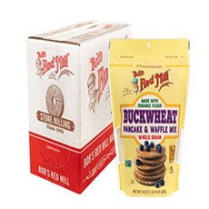 Buckwheat Pancake & Waffle Mix 24 Ounce (Pack of 4) 메밀 팬케이크 & 와플 믹스 24온스(4팩), 4개, 680g