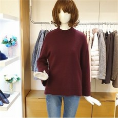 올리브데올리브_본점 DB 올리브데올리브 루즈핏하이넥심플니트 OK0WP726