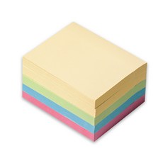 요랜드 파스텔 점착메모지 101 x 76mm, 혼합색상, 1개 혼합색상, 1개