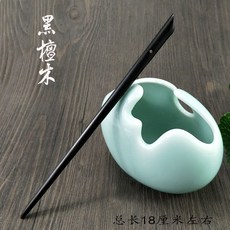 해외 판스 수제 빈티지 심플 블랙 단목 헤어 비녀판 헤어 한복 헤어 액세서리 에스닉-31207