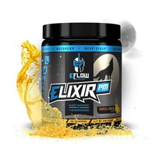 eFlow Nutrition 이플로우 영양 엘릭서 PM 야간 지방 버너 자연 GABA 가바 l카르니틴 슬립, Tropical Cooler - Powder, 1개, 200g