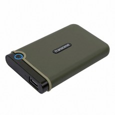 [Transcend] 외장HDD StoreJet SJ25M3E 충격방지 [USB3.1] [1TB/밀리터리그린], 1, 단일 모델명/품번 - transcendinformationts-hub2k