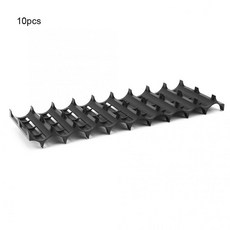 10Pcs ABS 수지 21700 배터리 스페이서 보호 홀더 원통형 셀 저장 브래킷 홀더 브래킷, 없음