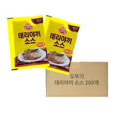 제이케이푸드 오뚜기 데리야끼소스 30gX200개(BOX) 일회용 돈까스 소스, 30g, 200개