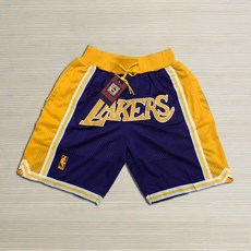 농구반바지 NBA 농구바지 쇼츠 5부 유니폼 운동복, 1, 퍼플 레이커스
