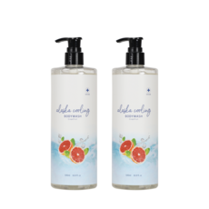 피부미 알래스카 쿨링 자몽 바디워시 500ml, 2개