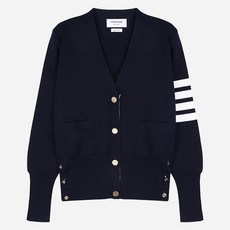 [톰브라운] 24SS FKC207A 00014 415 여성 파인 메리노 울 사선 가디건 네