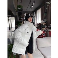 [무료배송]빅사이즈실패없는 오버핏 여자점퍼공식 웹 사이트 사진 Xu Mengjie 같은 짧은 다운 재킷 여성 두꺼운 흰색 오리 다운 2