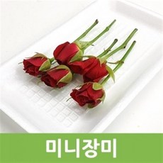 미니장미/장식용/가니쉬 데코레이션/냉동 간편조리식품, 단일상품