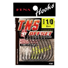 하야부사 피나 FF307 TNS OFFSET 옵셋어퍼컷 와이드갭웜훅배스광어, 4호-793564