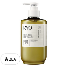 려 여성용 루트젠 단백질 트리트먼트 베르가못 앤 라벤더향, 2개, 515ml