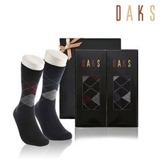닥스 신사 양말 면스판 원색다이아 2족세트 DK18346