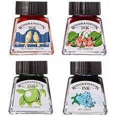 Winsor & Newton 1090105 Collection Drawing Ink Set Vibrant To/562449, 상세내용참조