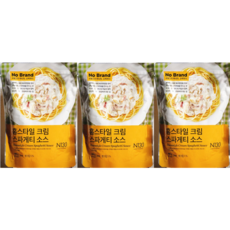노브랜드 홈스타일 크림스파게티소스400g x3개, 3개, 400g