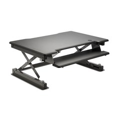 큐비스 전동 스탠딩 데스크 코어데스크 마스터 일렉 높낮이조절책상 스탠딩책상, 블랙