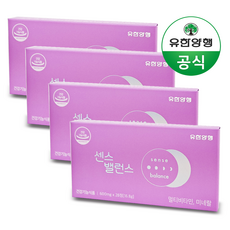 유한양행 센스밸런스 멀티비타민 미네랄 17g, 28정, 4개