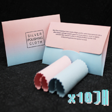 [루엘츄] 폴리싱천 10p 세트 / 블루 핑크 랜덤구성
