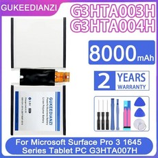 마이크로소프트 서피스 고 1824 태블릿용 배터리 4500 mAh 8000mAh 4415Y Pro1 2 3 4/5 1645/1631 1577-9700/1796 1724 Pro2 P