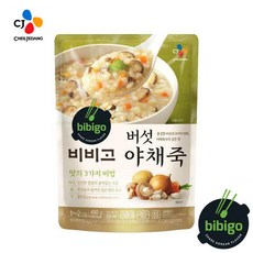 CJ 비비고 버섯야채죽 450g, 10개