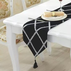 장식장덮개 서랍장 피아노 러너 연말 신년 모임 테이블 장식 식탁보, 1개, 30x210cm, 레드