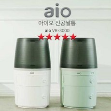 [ MJ-Item ] TV홈쇼핑 히트상품 아이오 진공 쌀통 VR-3000 20kg (상단20kg+하단6400cc) 30년 진공기술 내생산 1년간 A/S 진공모터 쌀 잡곡 동시진공, 화이트