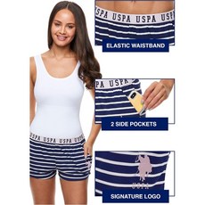 랄프로렌파자마 폴로잠옷 폴로파자마 Polo Assn. 여성 3팩밴드 라운지