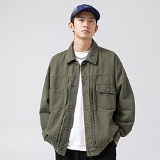 코디코치 남성 골딩 점퍼 빈티지 야상 구제 워싱 캐주얼 카고 자켓