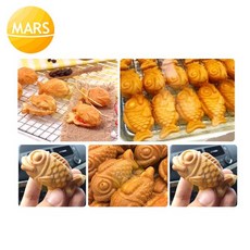 일본 타이야키 와플 베이킹 팬 전기 미니 만들기 기계 붙지 않는 물고기 모양 케이크 오븐, 05 220V AU Plug
